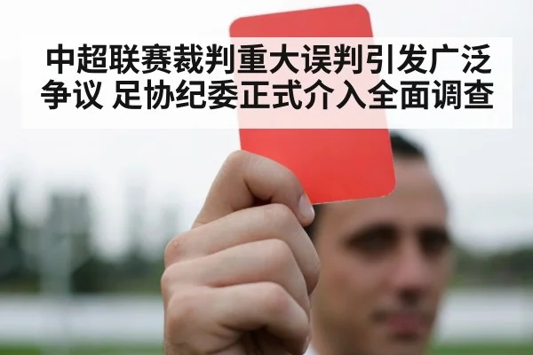 中超联赛裁判重大误判引发广泛争议 足协纪委正式介入全面调查